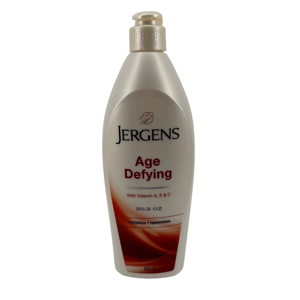 Jergens Age Defying Moisturizer Pump Lotion 20.3oz/600mL Multivitamin‎ Exp 12/26